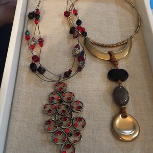 2 Chico’s necklaces